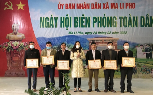 Lai Châu: Sôi nổi Ngày hội Biên phòng toàn dân tại xã biên giới Ma Ly Pho